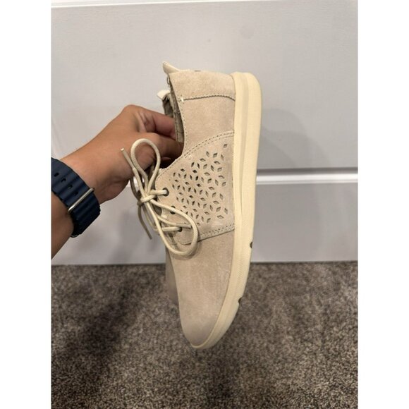 TOMS Del Rey Birch Suede Mosaic Tile Shoes Size 8 EUC - Picture 5 of 6